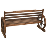 vidaXL Patio Bench 55.9" Solid Wood Fir - WhatYouNeedSales