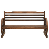 vidaXL Patio Bench 55.9" Solid Wood Fir - WhatYouNeedSales