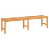 vidaXL Patio Bench 70.9" Solid Teak Wood - WhatYouNeedSales