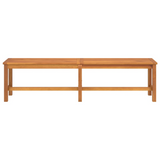 vidaXL Patio Bench 70.9"x13.8"x17.7" Solid Wood Acacia - WhatYouNeedSales