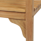 vidaXL Patio Bench 89.8" Solid Teak Wood - WhatYouNeedSales