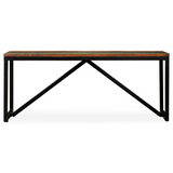 vidaXL Bench Solid Reclaimed Wood 43.3"x13.8"x17.7" - WhatYouNeedSales