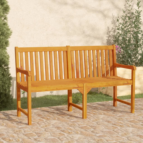 vidaXL Patio Bench 59.1" Solid Acacia Wood - WhatYouNeedSales