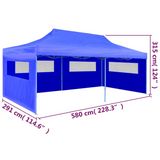 vidaXL Blue Foldable Pop-up Party Tent 9.8’x19.7’