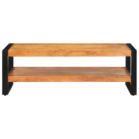 vidaXL Coffee Table 47.2"x23.6"x15.7" Solid Acacia Wood - WhatYouNeedSales