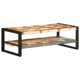 vidaXL Coffee Table 47.2"x23.6"x15.7" Solid Reclaimed Wood - WhatYouNeedSales