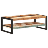 vidaXL Coffee Table 47.2"x23.6"x15.7" Solid Reclaimed Wood - WhatYouNeedSales