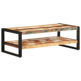 vidaXL Coffee Table 47.2"x23.6"x15.7" Solid Reclaimed Wood - WhatYouNeedSales