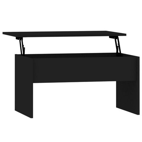 vidaXL Coffee Table Black 31.5"x19.9"x16.3" Engineered Wood - WhatYouNeedSales