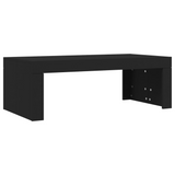 vidaXL Coffee Table Black 40.2"x19.7"x14.2" Engineered Wood - WhatYouNeedSales