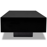 vidaXL Coffee Table High Gloss Black - WhatYouNeedSales