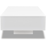 vidaXL Coffee Table High Gloss White - WhatYouNeedSales