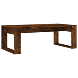 vidaXL Coffee Table Smoked Oak 40.2"x19.7"x13.8" Engineered Wood - WhatYouNeedSales