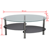 vidaXL Coffee Table with Exclusive Design Black - WhatYouNeedSales