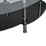 vidaXL Coffee Table with Exclusive Design Black - WhatYouNeedSales