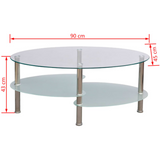 vidaXL Coffee Table with Exclusive Design White - WhatYouNeedSales