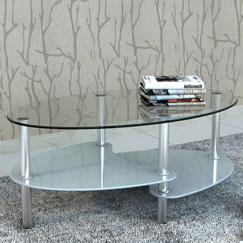 vidaXL Coffee Table with Exclusive Design White - WhatYouNeedSales