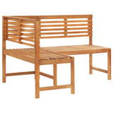 vidaXL Patio Corner Bench 55.1" Solid Acacia Wood - WhatYouNeedSales