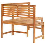 vidaXL Patio Corner Bench 55.1" Solid Acacia Wood - WhatYouNeedSales