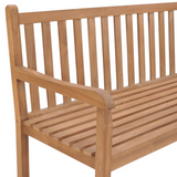 vidaXL Patio Corner Bench 72.8"x72.8"x35.4" Solid Teak Wood - WhatYouNeedSales