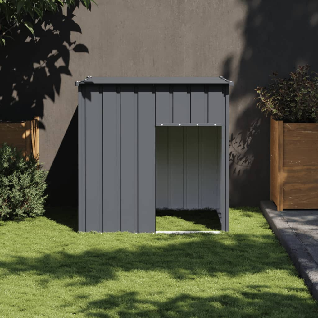 vidaXL Dog House with Roof Anthracite