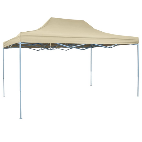 vidaXL Foldable Tent Pop-Up 9.8’x14.8’ Cream White