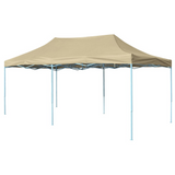 vidaXL Foldable Tent Pop-Up 9.8’x19.7’ Cream White - White