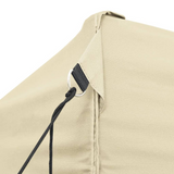 vidaXL Foldable Tent Pop-Up 9.8’x19.7’ Cream White - White