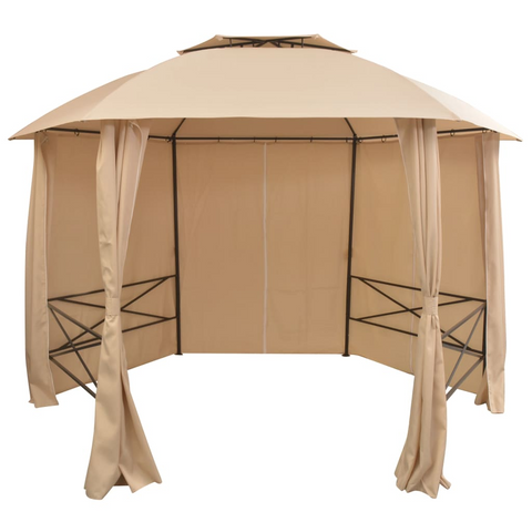 vidaXL Garden Marquee Pavilion Tent with Curtains 11’