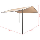 vidaXL Gazebo Pavilion Tent Canopy 13’ 1’x13’ 1’