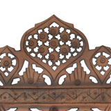 vidaXL Hand carved 3-Panel Room Divider Brown 47.2"x65" Solid Mango Wood - WhatYouNeedSales