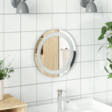 vidaXL LED Bathroom Mirror 11.8" Round - WhatYouNeedSales