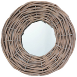 vidaXL Mirrors 3 pcs 5.9" Wicker - WhatYouNeedSales