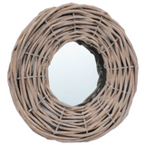 vidaXL Mirrors 3 pcs 5.9" Wicker - WhatYouNeedSales