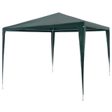 vidaXL Party Tent PE Green 9.8’x9.8’ - Outdoor Canopy