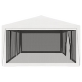 vidaXL Party Tent with 4 Mesh Sidewalls 13.1’x29.5’