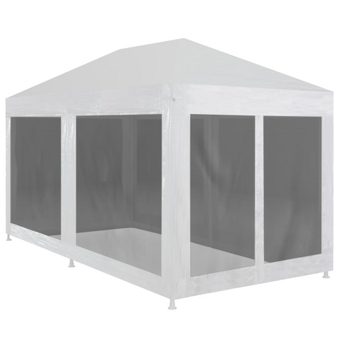 vidaXL Party Tent with 6 Mesh Sidewalls 19.7’ x 9.8’