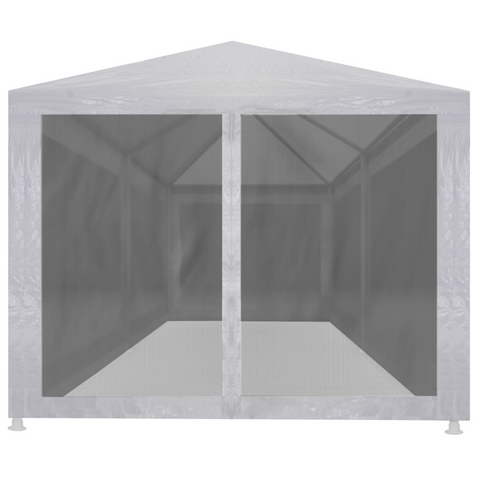 vidaXL Party Tent with 6 Mesh Sidewalls 19.7’ x 9.8’