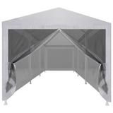 vidaXL Party Tent with 8 Mesh Sidewalls 29.5’ x 9.8’