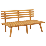 vidaXL Patio Bench with Cushions 45.3" Solid Acacia Wood - WhatYouNeedSales