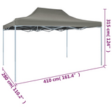 vidaXL Professional Folding Party Tent 9.8’x13.1’ Steel