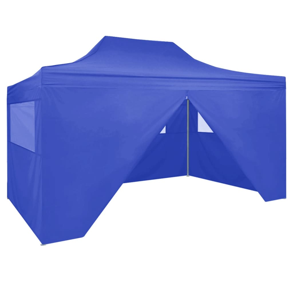 vidaXL Professional Folding Party Tent with 4 Sidewalls