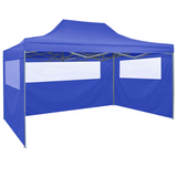 vidaXL Professional Folding Party Tent with 4 Sidewalls