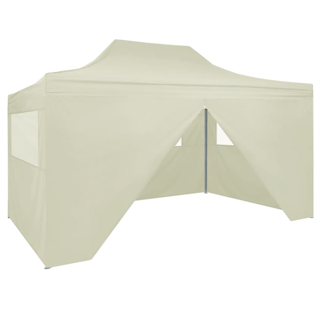 vidaXL Professional Folding Party Tent with 4 Sidewalls