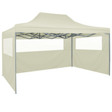 vidaXL Professional Folding Party Tent with 4 Sidewalls