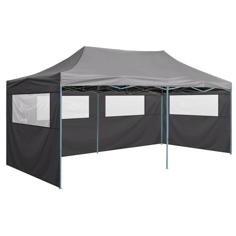 vidaXL Professional Folding Party Tent with 4 Sidewalls