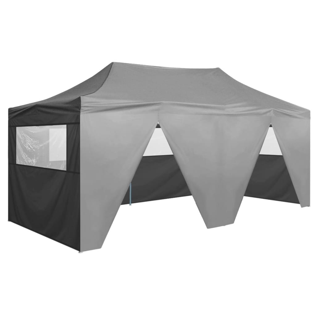 vidaXL Professional Folding Party Tent with 4 Sidewalls