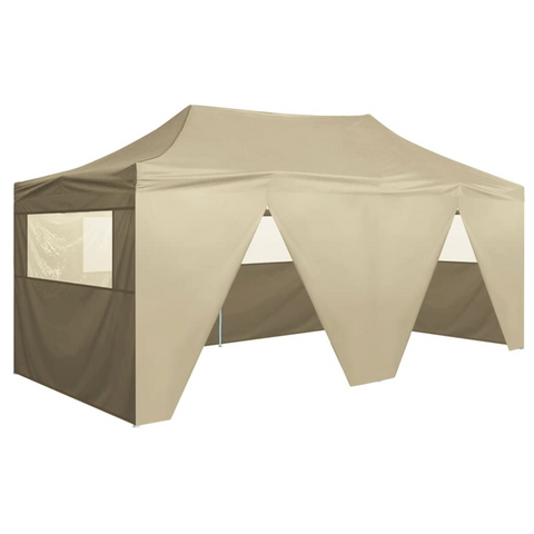 vidaXL Professional Folding Party Tent with 4 Sidewalls