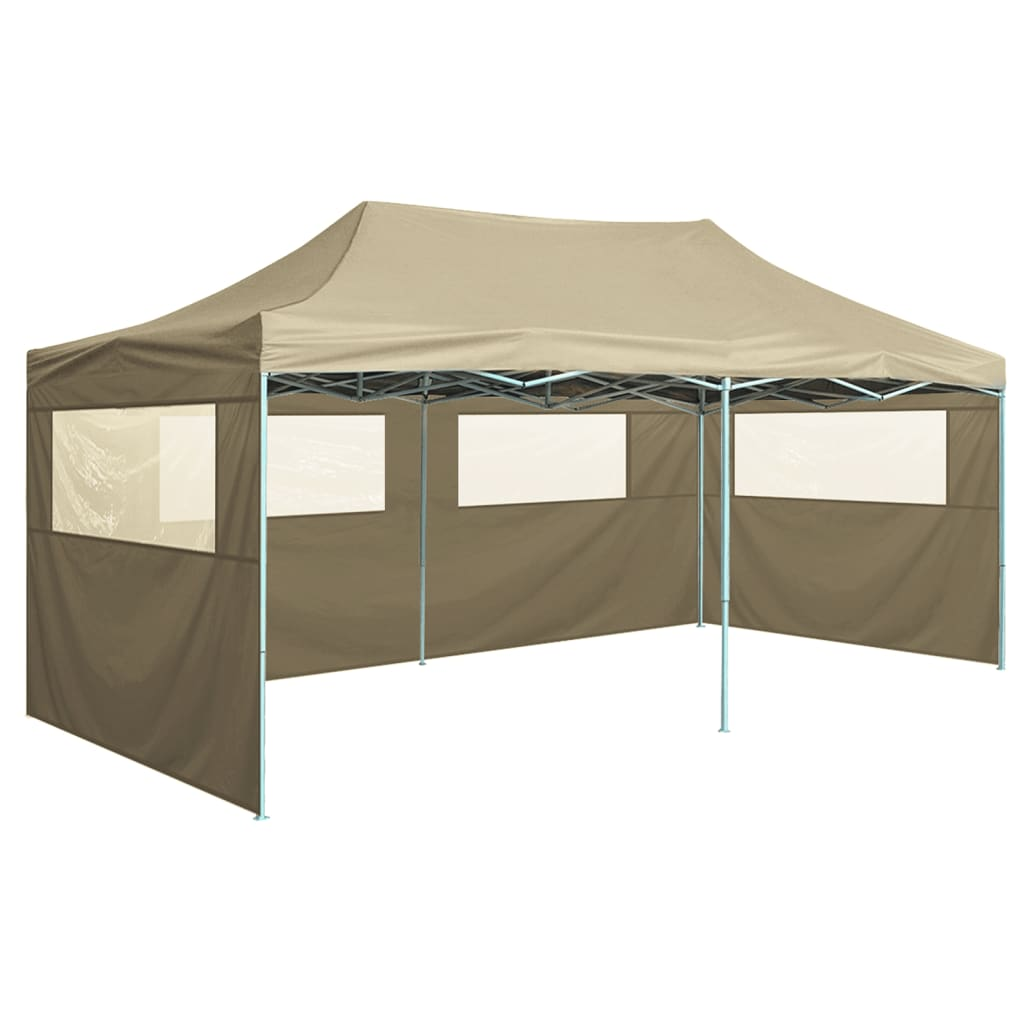 vidaXL Professional Folding Party Tent with 4 Sidewalls