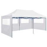 vidaXL Professional Folding Party Tent with 4 Sidewalls